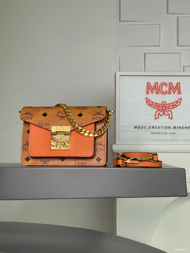 Bags 63749 SmoothTexture MCM Satchel 0705